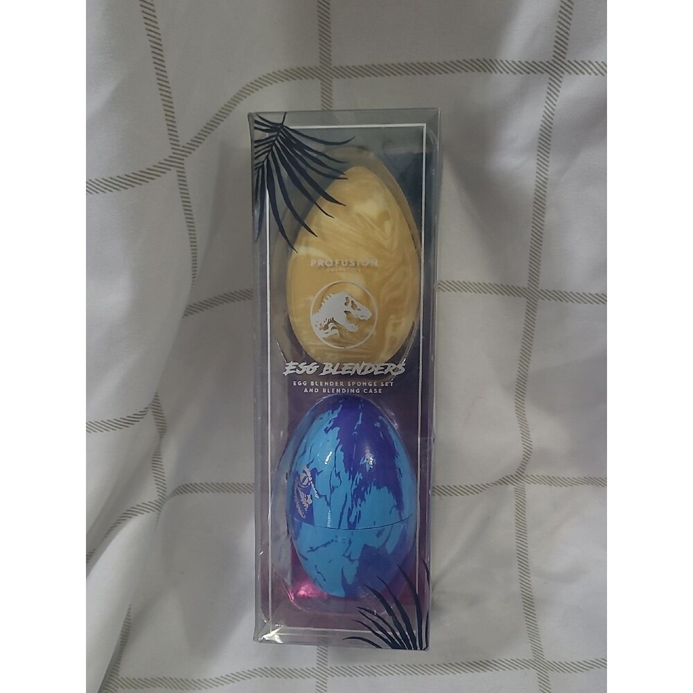 Profusion Cosmetics Yellow Marble Egg Blender Sponge Set
